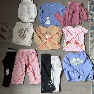 H&M Kids Matching Set - Blue and Pink